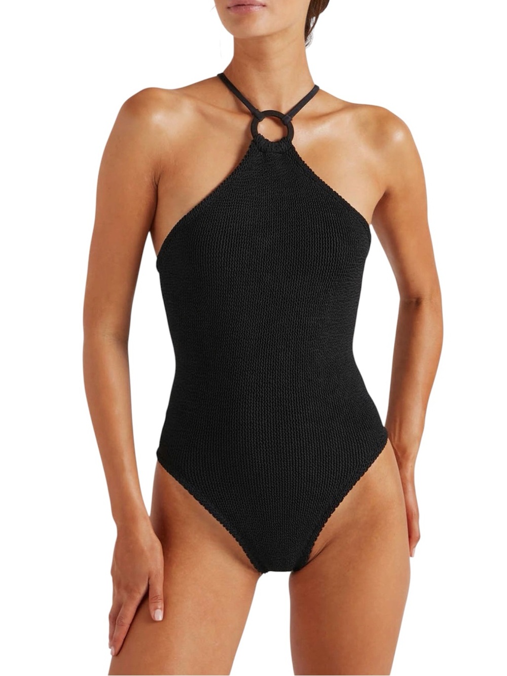 HUNZA G Jasmine O-Ring One-Piece Swimsuit
